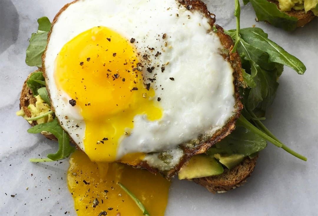You are currently viewing Avocado Toast w/ Poached Egg & Arugula