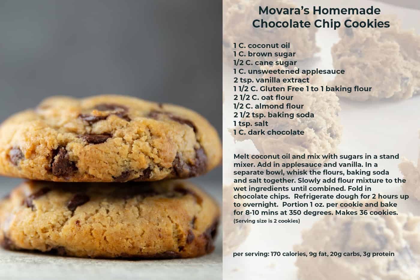 You are currently viewing Movara’s Homemade Chocolate Chip Cookies